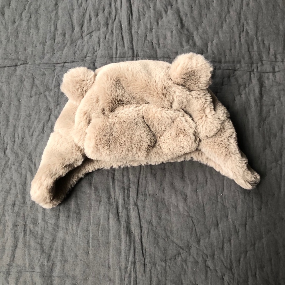 Baby Gap plush winter bear hat